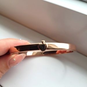 Kate Spade Heritage Bangle Bracelet Rose Gold